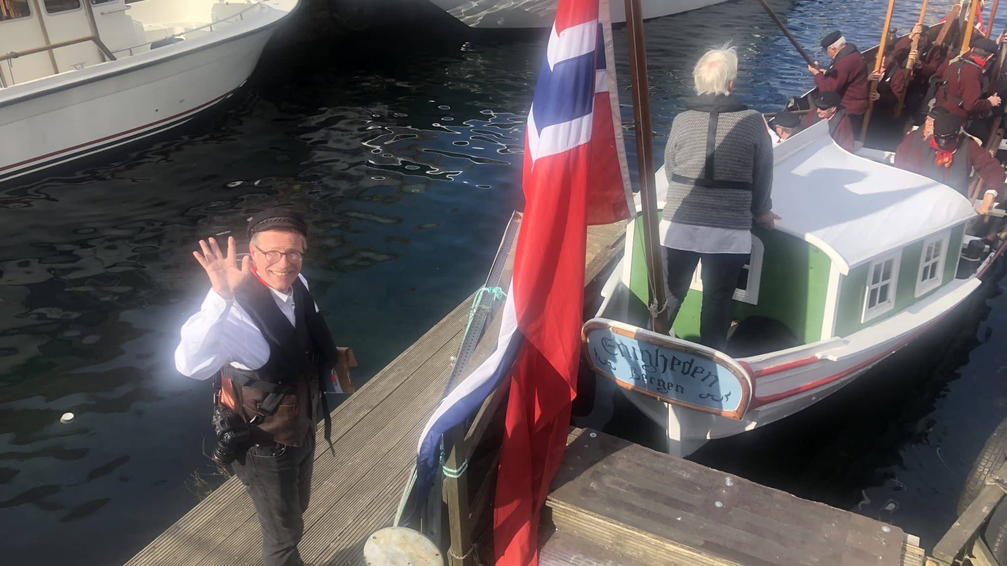 BÅTEN «ENIGHEDEN»: Bergen kystlag står for vedlikehold og bemanning.
